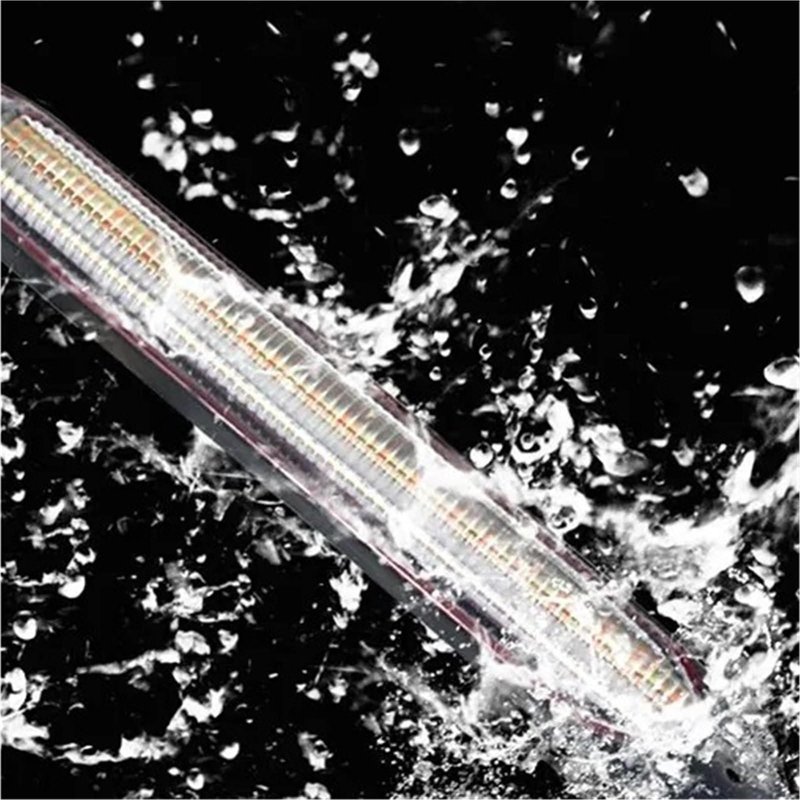 Feux Arrières Lampe 2 Pièces Drl LED Clignotant Séquentiel Bande De Lumière LED Feux De Jour Phare De Voiture Antibrouillard Lumière De Conduite Lumière Décorative Feux Arrière D'éclairage(Ice blue,23
