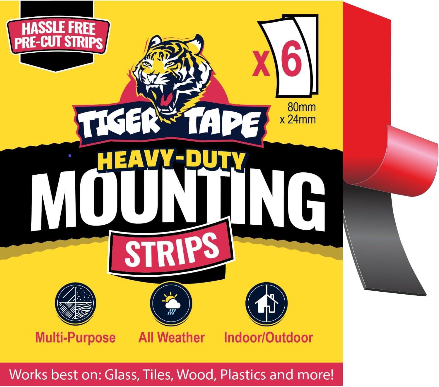 Gorilla Heavy Duty Double Sided Mounting Tape, Weatherproof, 1" x 60