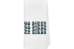 Go Birds Eagles Kitchen Towels: Football Spirit in Every Stitch