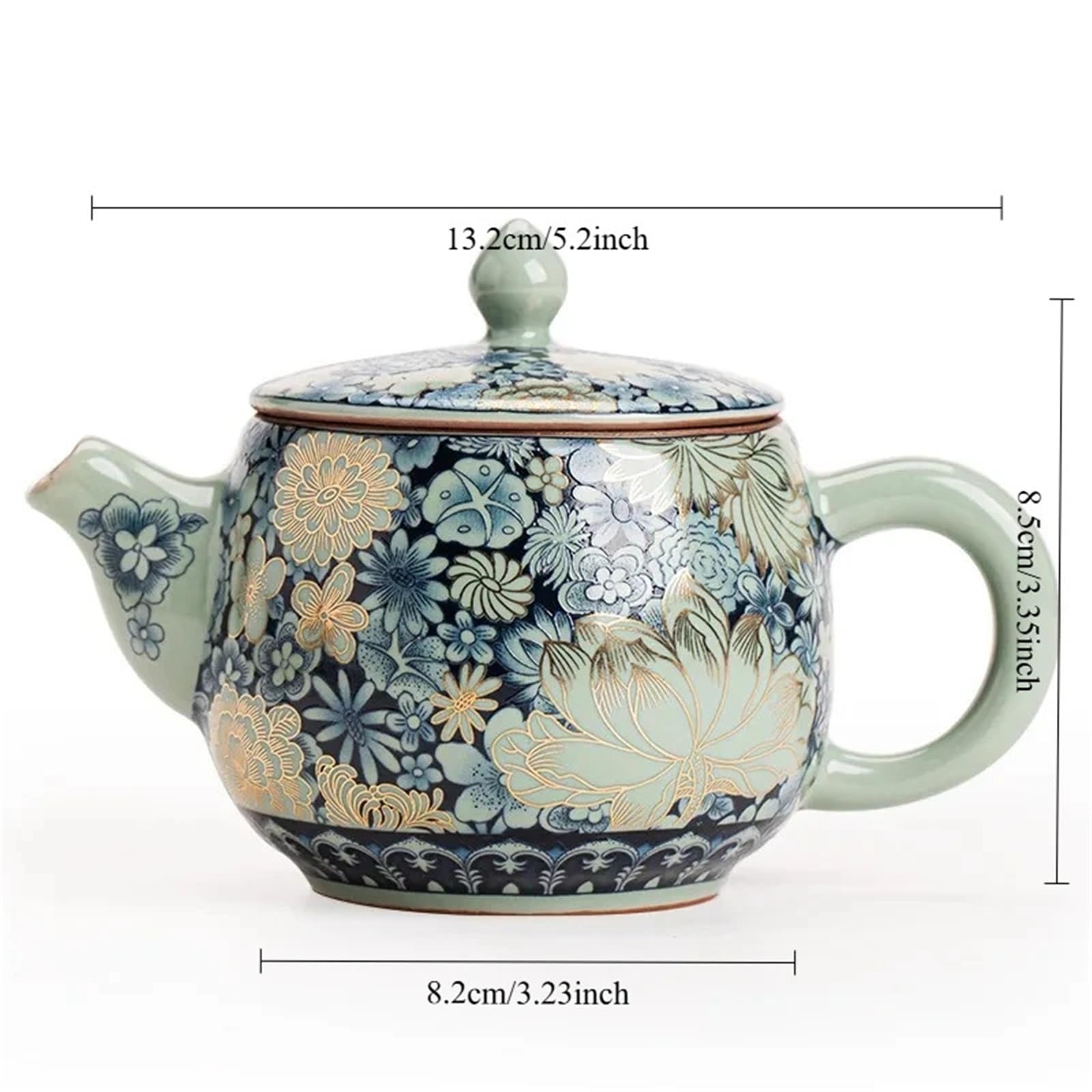 Tetera De CeráMica Tetera de cerámica, juego de té for el hogar(Pot-160ml)