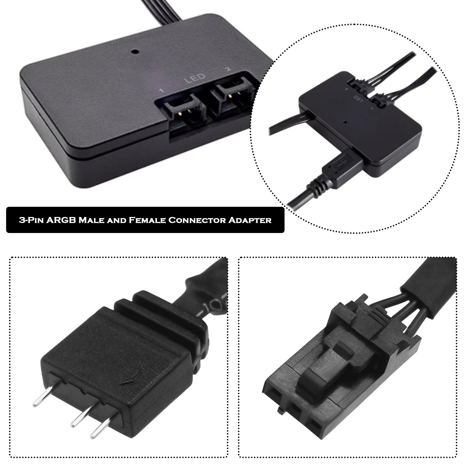 その他 CORSAIR COMMANDER PRO iCUE Commander PRO Smart RGB Lighting and Fan Speed Controller