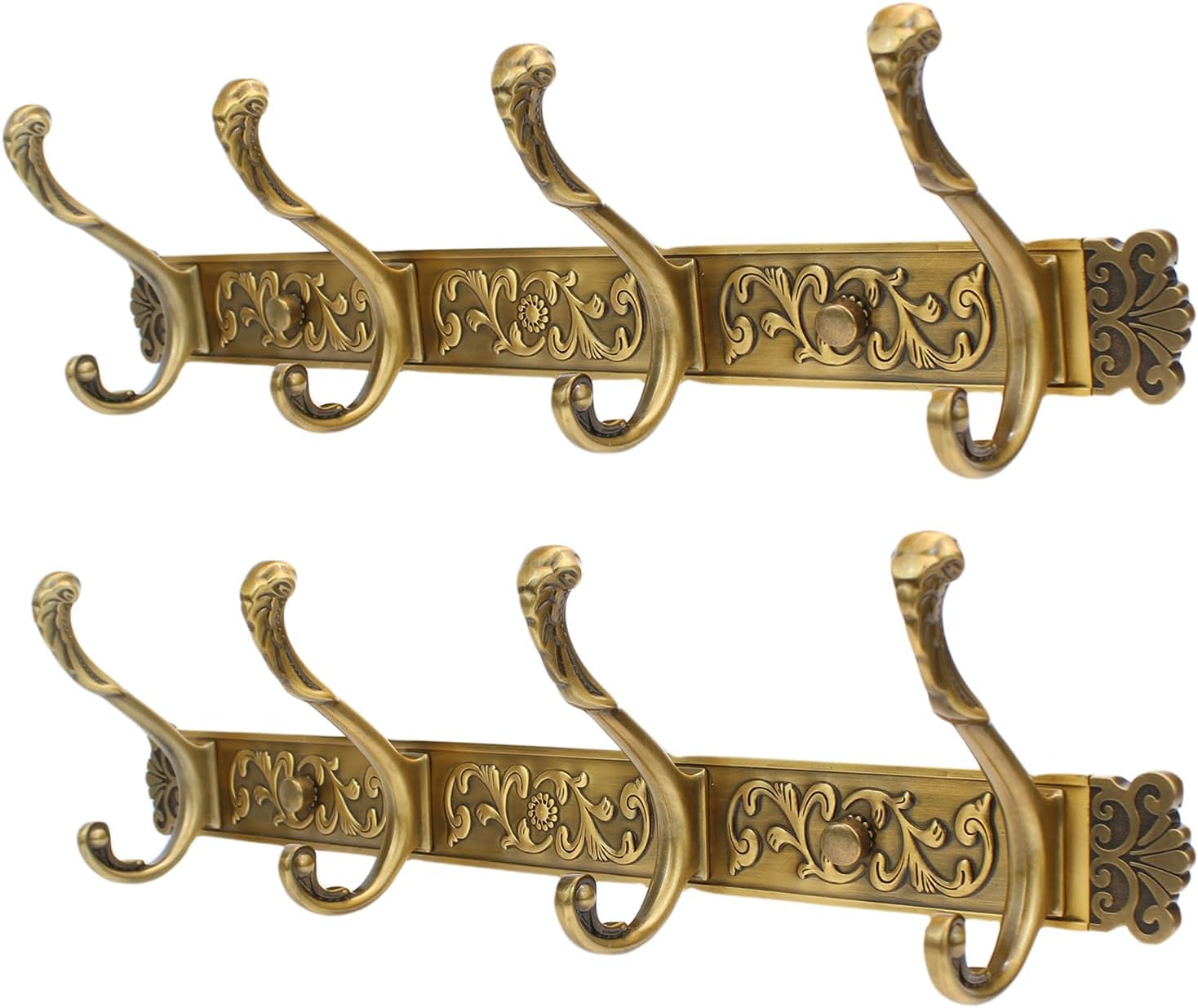 Coat Rack Wall Mount,Vintage Wall Hooks Coat Hooks Antique Towel Racks for Bathroom Entryway Bedroom Bathroom Clothes Heavy Duty,