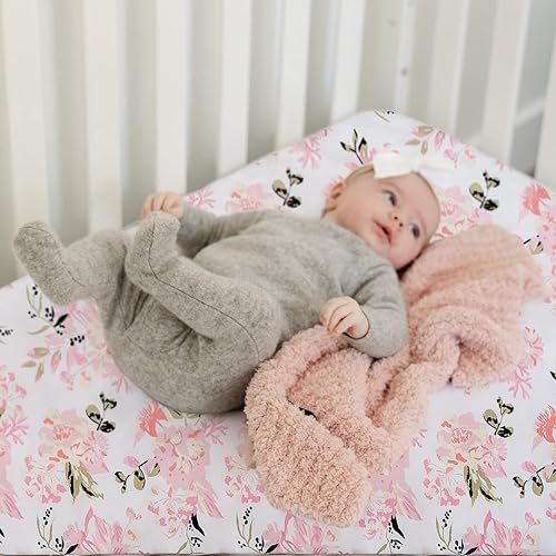 Miniatura 4 de Pack N Play Sheets - Juego de 2 sábanas para cuna pequeña que se adaptan a colchones de tamaño estándar de 38 x 26 pulgadas, suaves y elásticas,