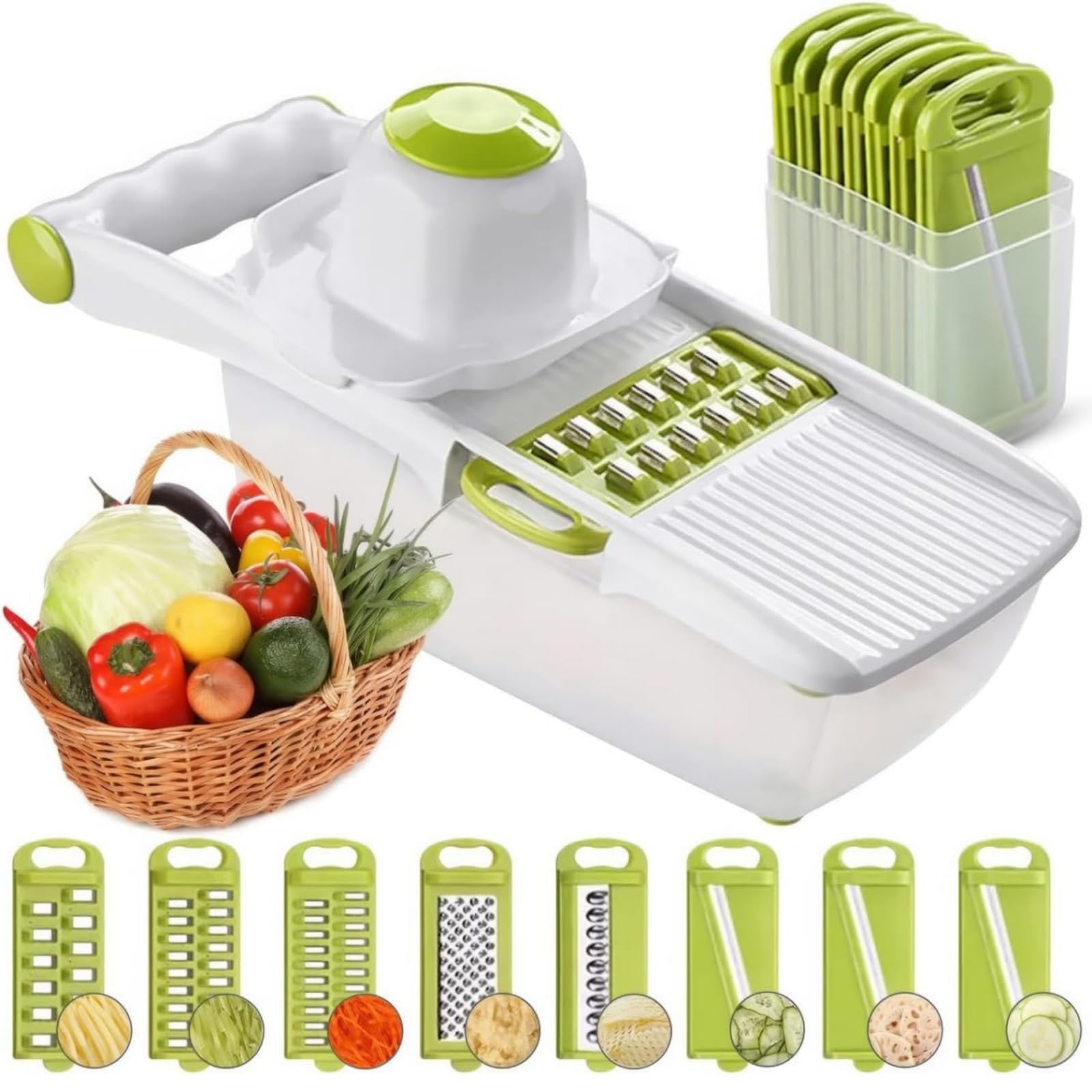 野菜スライサー セット 1台8役 多機能 キャベツ 大根おろし しりしり器 スライサーセット