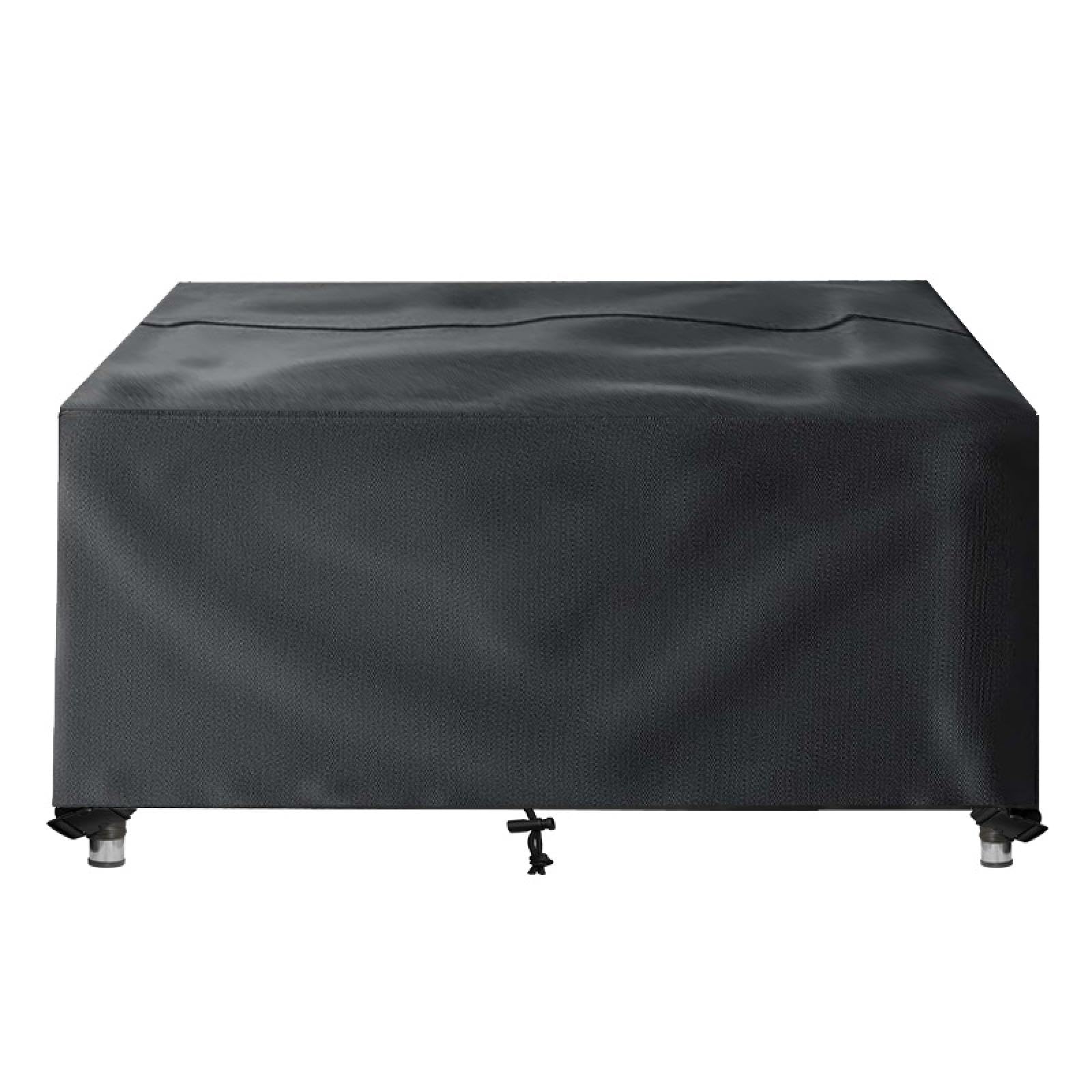 AOFOAE Ratan Furniture Set Cover 35"x35"x16"/LxWxH/90x50x40cm Patio Covers for Outdoor Furniture,Heavy Duty Ripproof 420d Oxford Fabric For Outside Furniture All-Weather UV Anti-Tear Rectangular