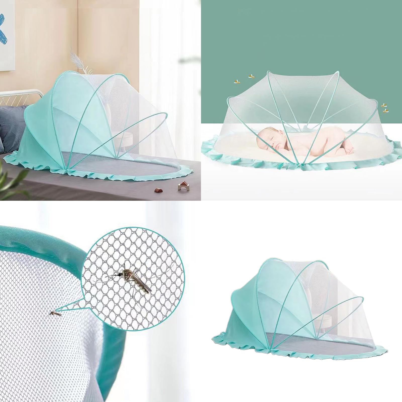 0-3Years Travel Portable Foldable Baby Netting Polyes Newborns Sleep Bed Baby Netings Bed Netting