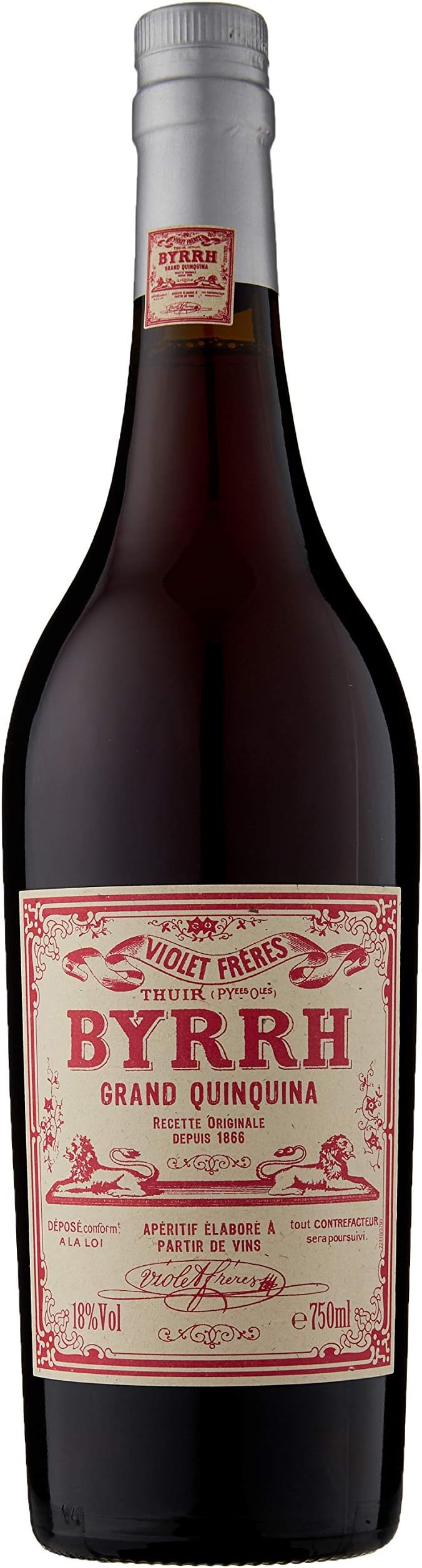 Byrrh Grand Quinquina Red Vermouth, 75 cl