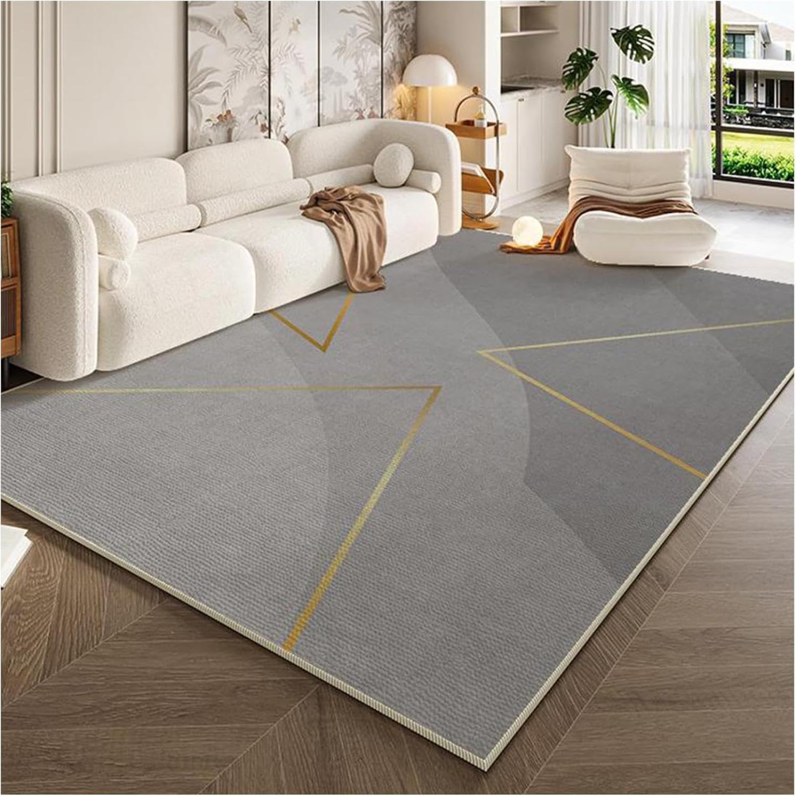 Tapis en velours cristal isolant pour sol froid de chambre 100x150