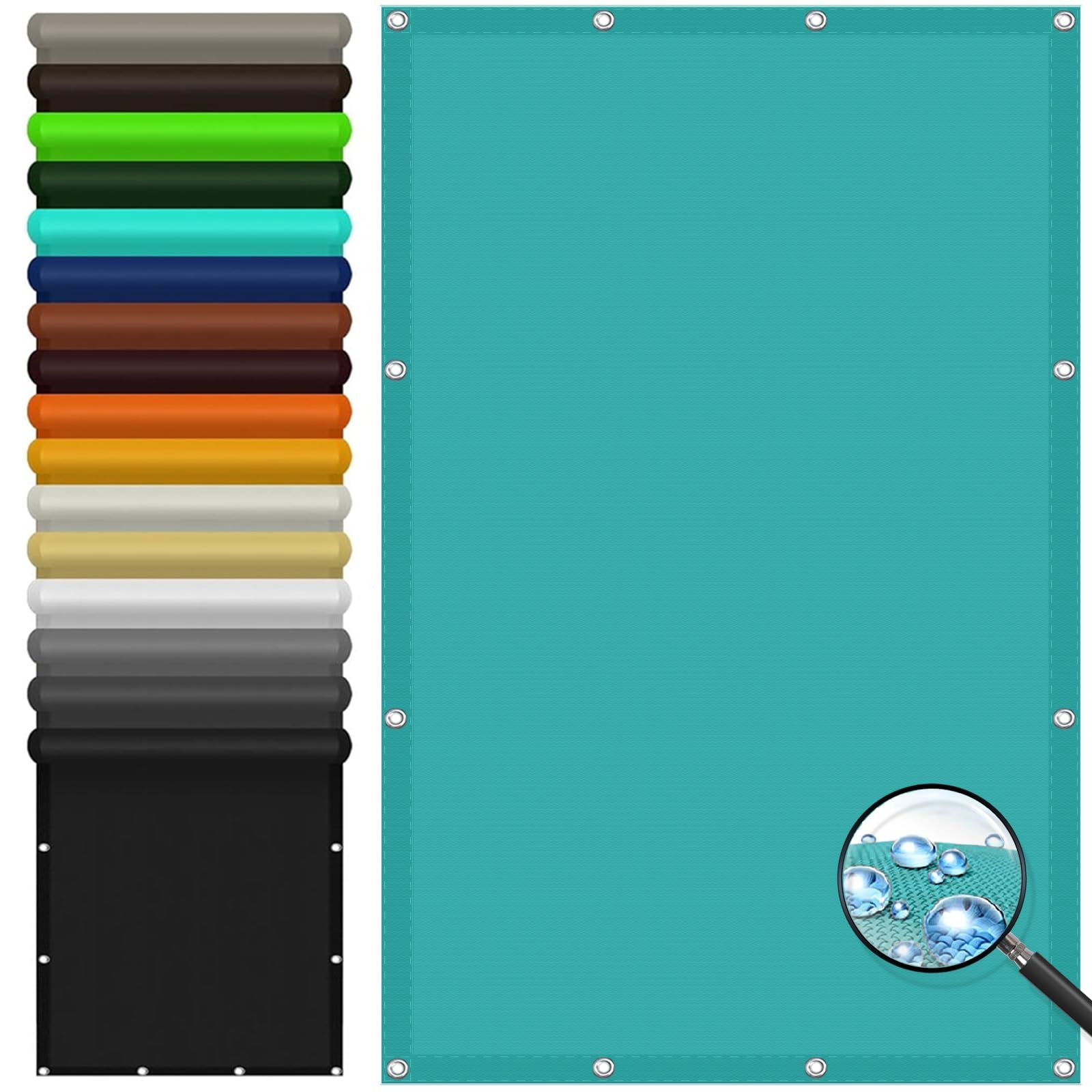 Voile d'ombrage jardin bleu ciel pour ombrager votre pergola et patio