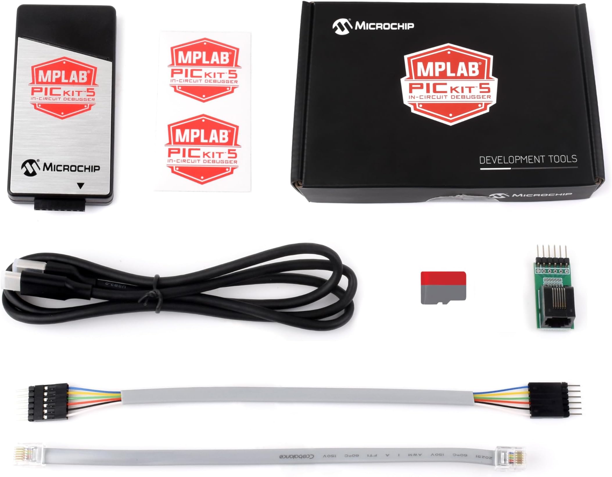 Waveshare PICkit 5 In-Circuit Debugger and Programmer, Type-C Port, Supports MPLAB, Card Programmer