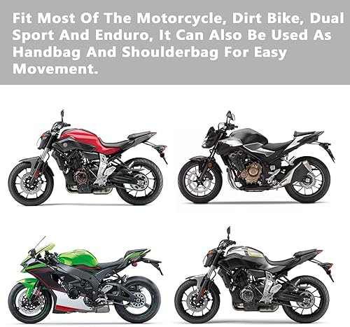 Miniatura 3 de Mochila para asiento de motocicleta mochila de doble uso impermeable para casco de motocicleta accesorios para moto de cross