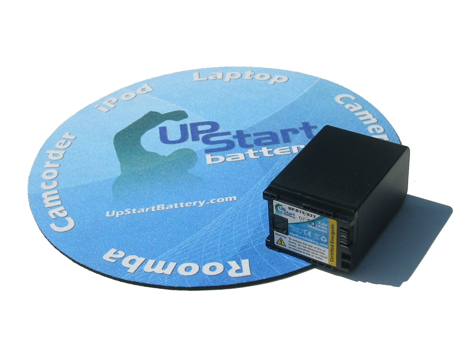 Canon BP-827 Replacement Battery for Canon BP-827, HG30, VIXIA HF G20, VIXIA HG21, CG-800 Camera (7.4V, 3400mAh, Lithium-Ion)