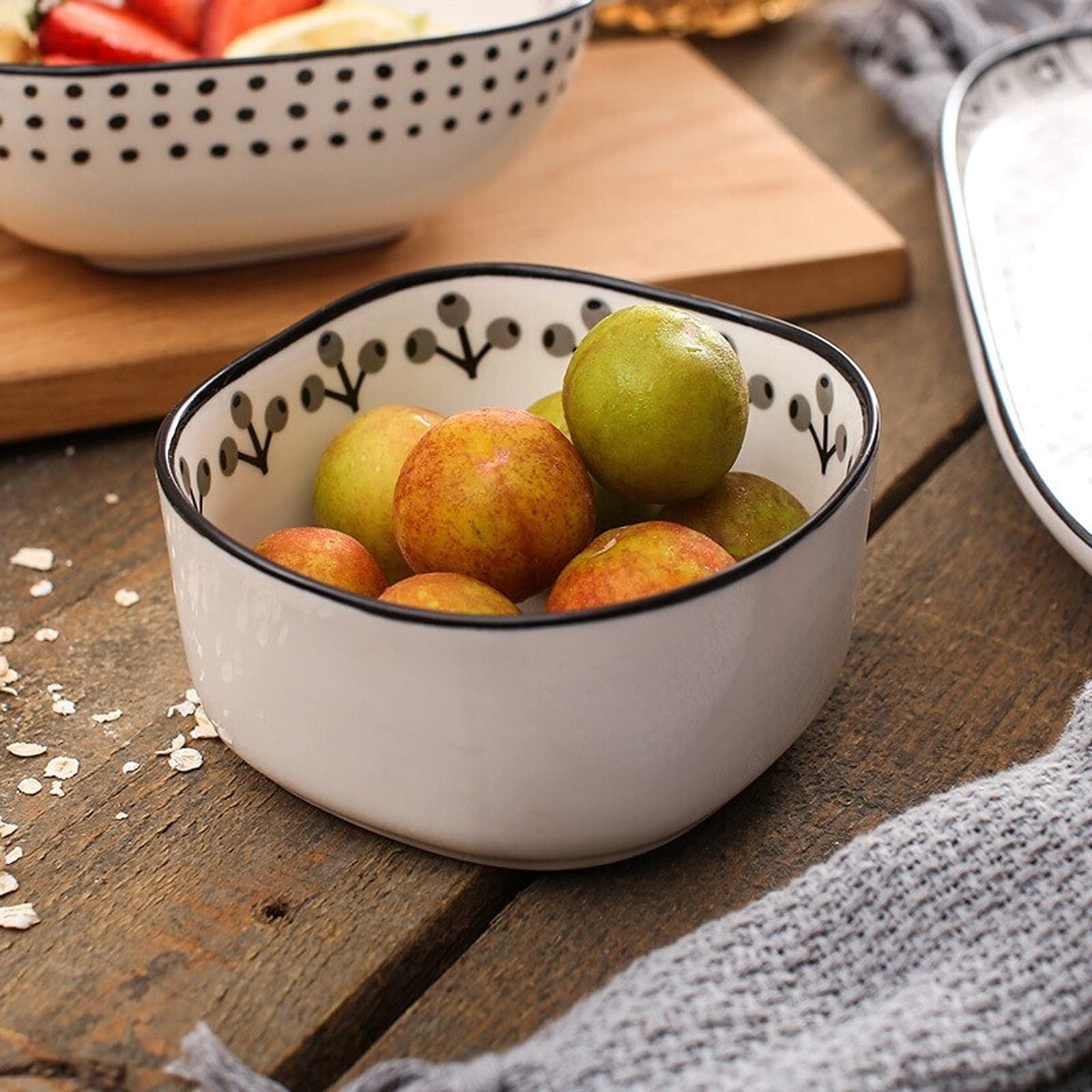 Nonstick forma do pieczenia zestaw naczyń do pieczenia ceramiczne naczynie do pieczenia zapiekanek naczynia do pieczenia ciasta patelnia do gotowania pieczenia patelni zestaw (3-częściowy zestaw) nieprzywierająca forma do ciasta (kolor: A)