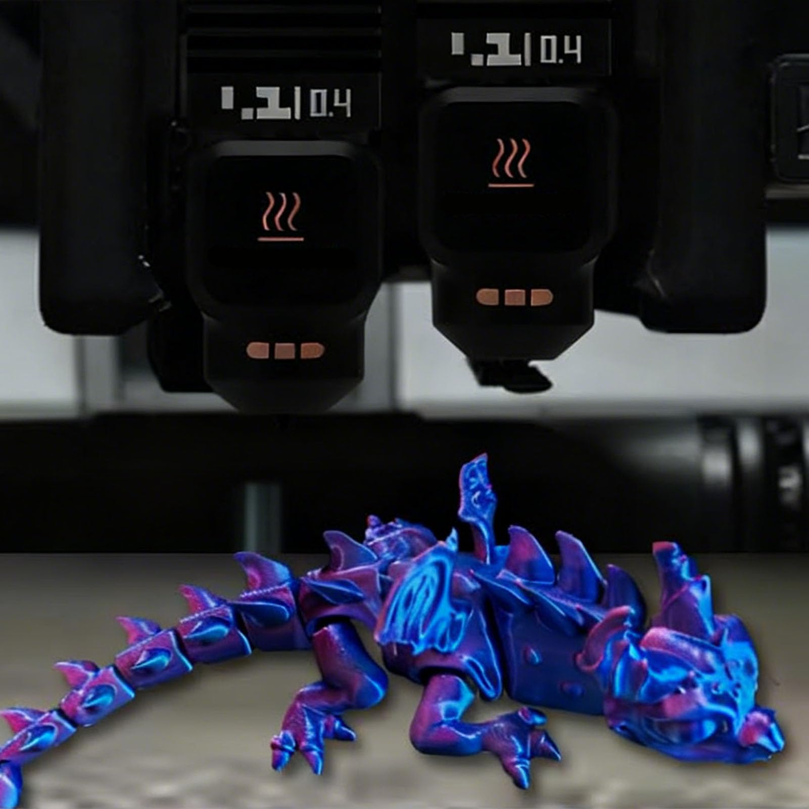 Fafeicy Kit Hotend para Impresora 3D 0,2 0,4 0,6 0,8 Mm Acero Endurecido