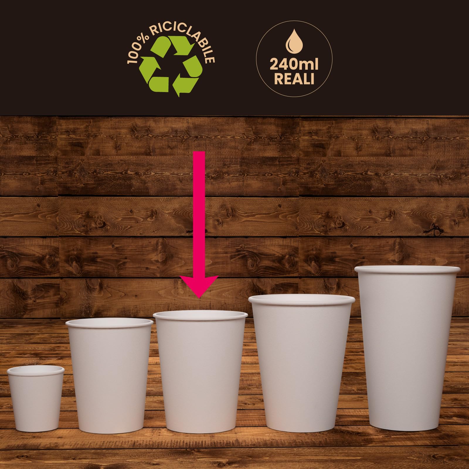 200 vasos de café para llevar, de papel blanco de 240 ml + 200 tapas de papel con boquilla para bebidas calientes y frías, té infusionado, agua, capuchino, ecológicos, biodegradables, tazas