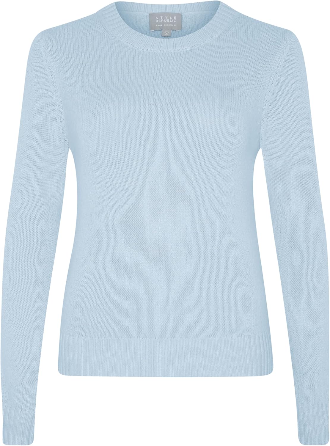 Style Republic Women's 100% Pure Cashmere Long Sleeve Crew Neck Sweater - Soft, Warm, and Stylish Winter Knit Pullover - Image 3