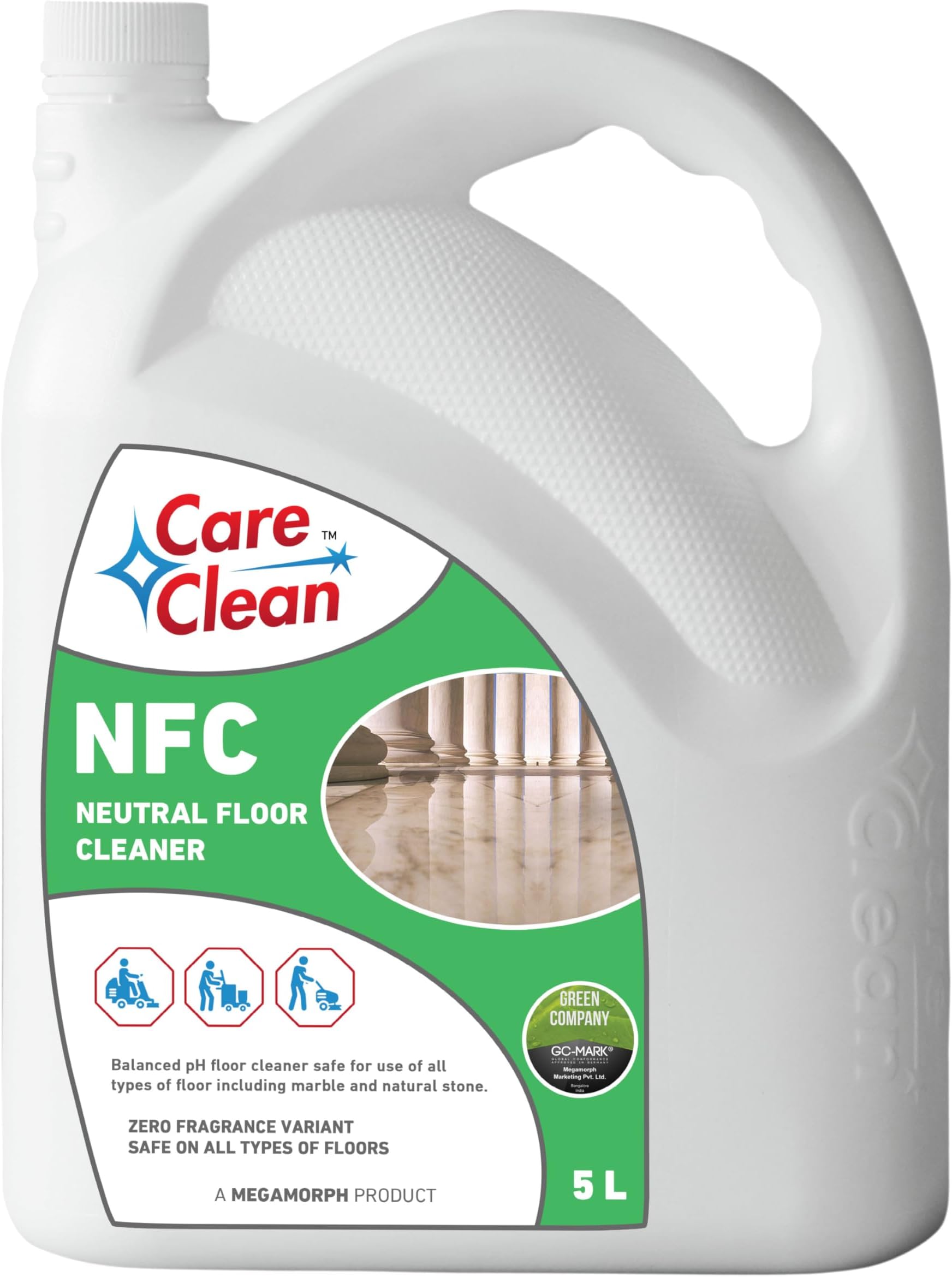 CareClean | Neutral Floor Cleaner Fresh - 5 Liter | Liquid Disinfectant ...