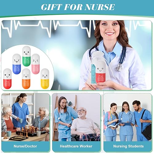 Miniatura 5 de Shappy Pelotas de Navidad para aliviar el estrés, bolas motivacionales para apretar, bolas de espuma en forma de píldora con tarjeta de