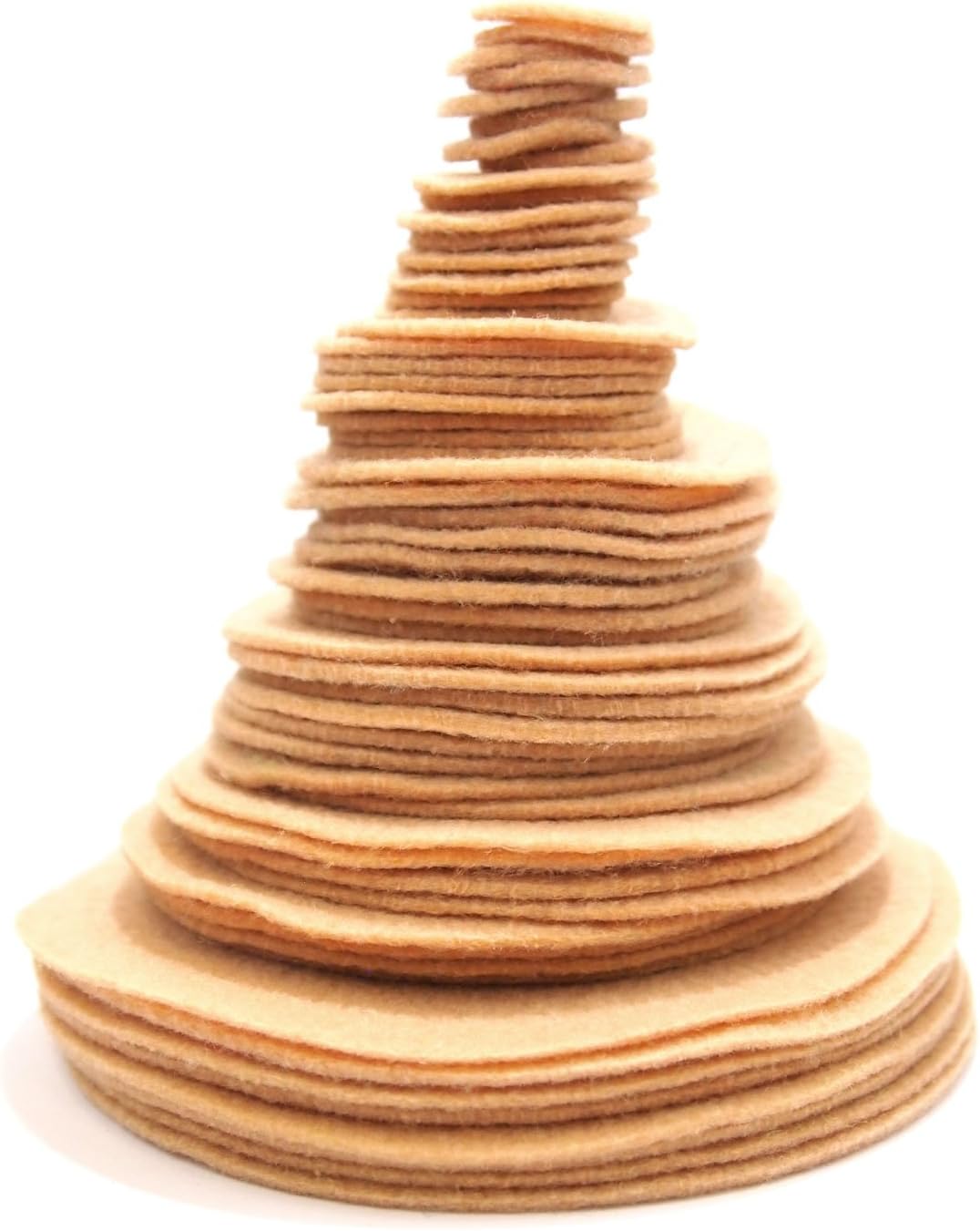 Playfully Ever After Camel Brown Craft Felt Circles (1 Inch - 100pc)