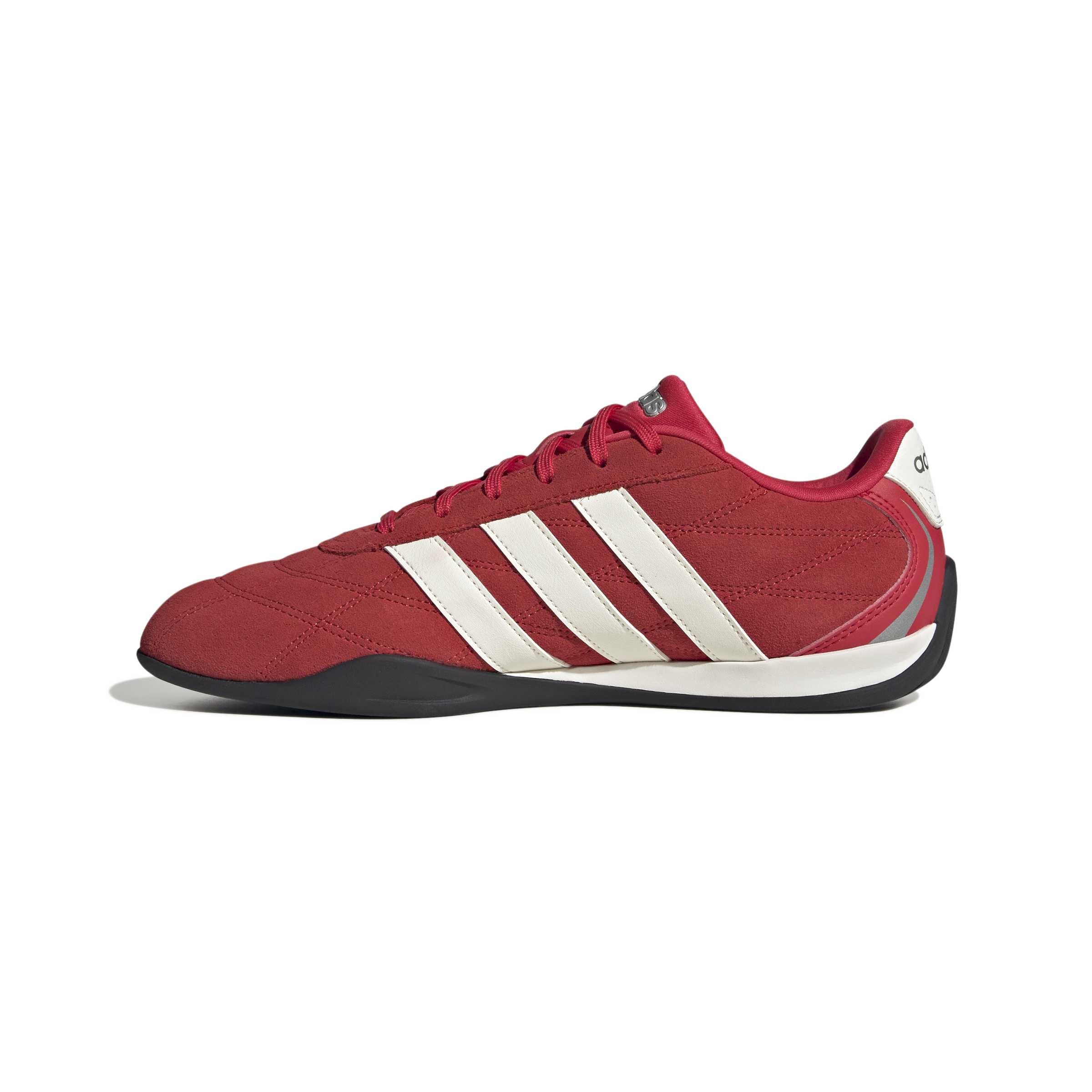 adidas Herren Adipista Shoes, Pure Ruby/Off White/core Black, 43 1/3 EU
