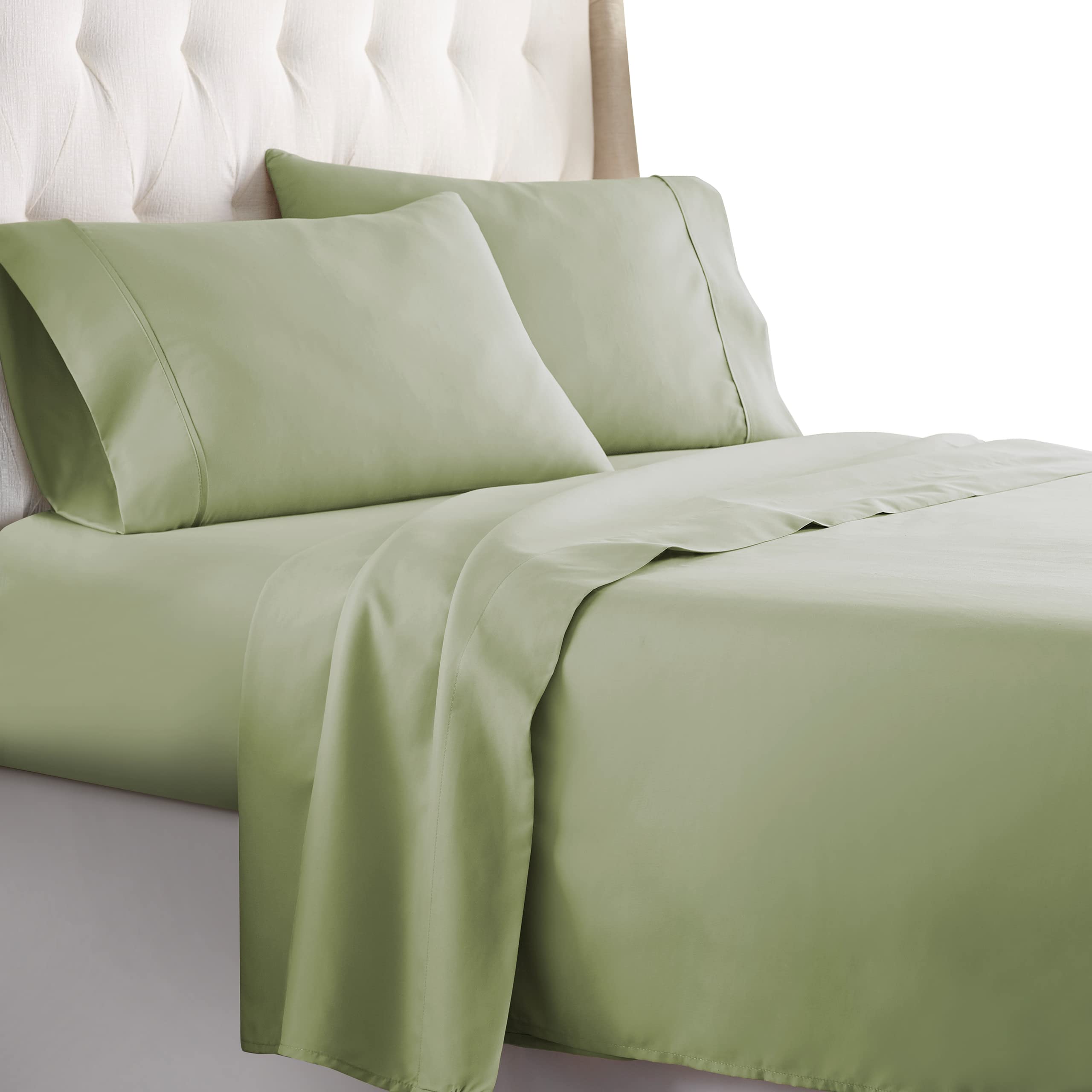 Queen, Sage : Hotel Luxury Bed Sheets Set- 1800 Series Platinum Collection-Deep Pocket,Wrinkle & Fade Resistant (Queen,Sage)