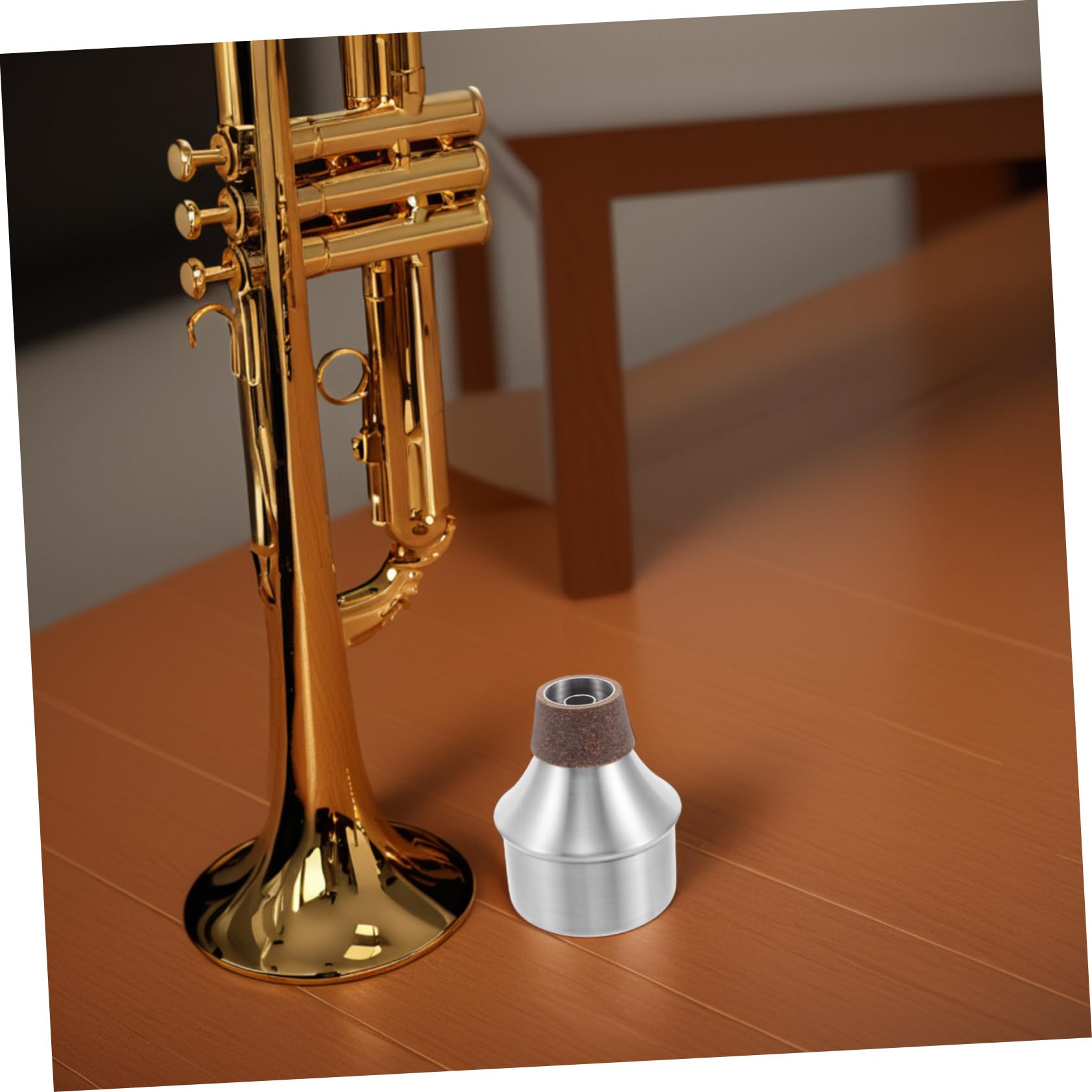 Garneck Sordina Per Tromba in Metallo Accessorio Per Strumenti Musicali Ricambio Per Tromba in Lega Di Alluminio Sordina Dritta