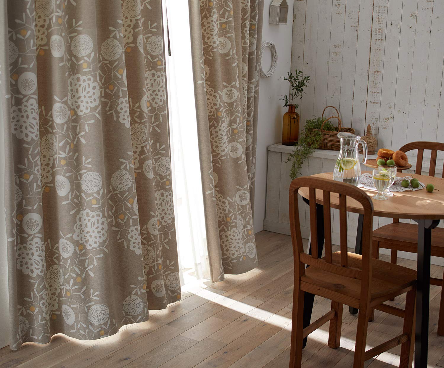 Amazon｜スミノエ(Suminoe) カーテン グレー 幅125cm ×丈235cm