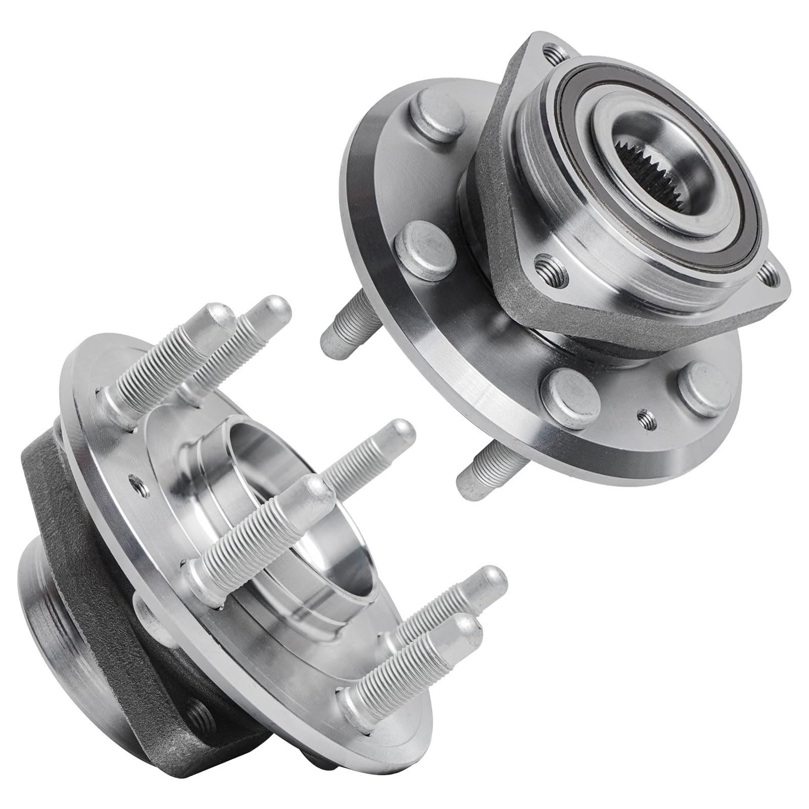 AUTOSTEADY ABS Models Front or Rear Wheel Hub & Bearing for 09-17 Chevy Traverse - 07-17 GMC Acadia Limited - 08-17 Buick Enclave - 07-10 Saturn Outlook Assembly Replacement 513277