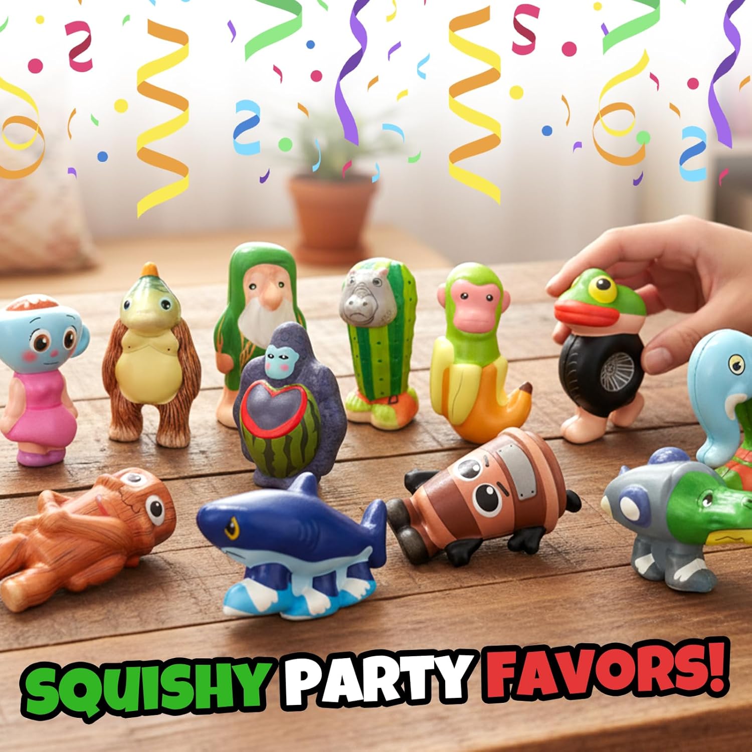 24 Pcs Italian Brainrot Toys Bulk for Kids Party Favors Brain Rot Squeeze Toys Tralalero Tralala Classroom Exchange Prizes Brainrots Birthday Decorations Goodie Bag Party Supplies