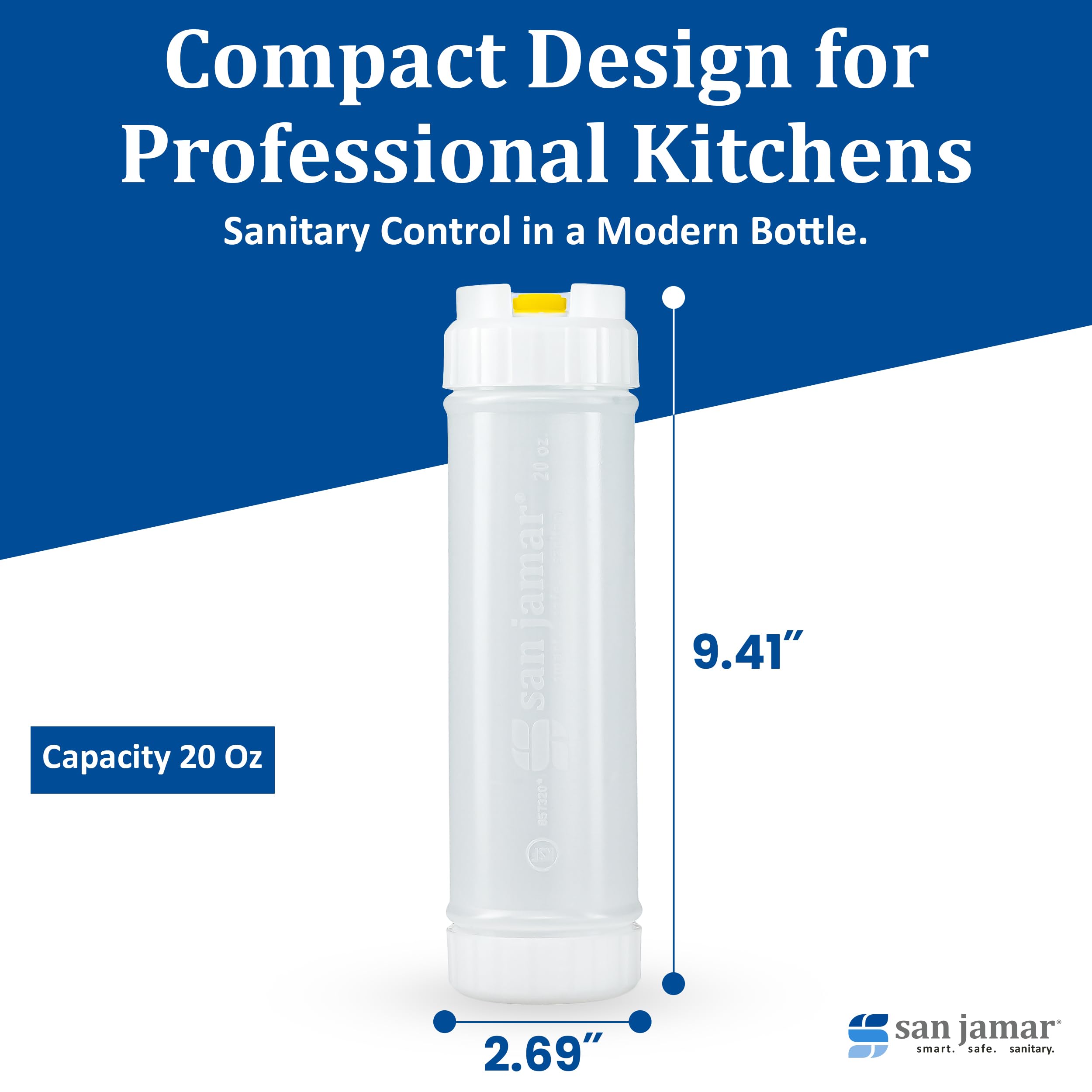 Amazon.com: San Jamar EZ-KLEEN Squeeze Sauce Bottle, Medium