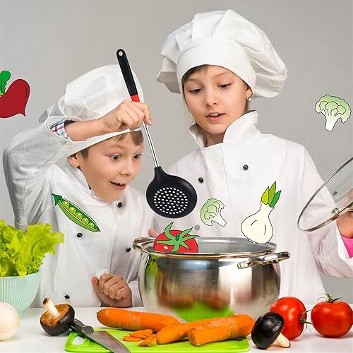 Miniatura 5 de Juego de 3 espátulas de silicona de acero inoxidable que incluye espátula flexible de silicona Wok, espátula ranurada, cuchara ranurada para