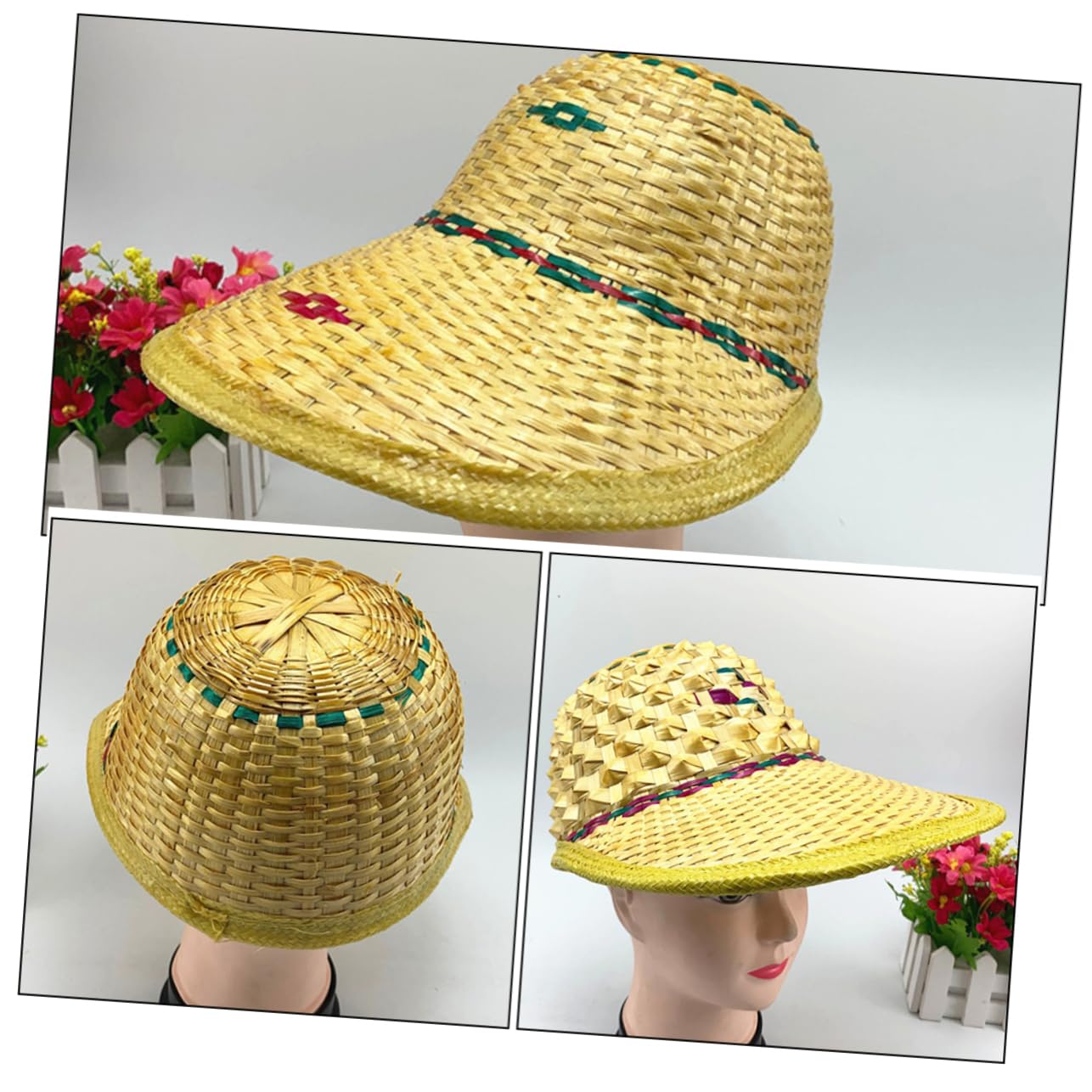 Veemoon Chapeau UV pour Activités Extérieures Chapeau de Style Ananas Protection Complète pour Plage Camping et Spectacles