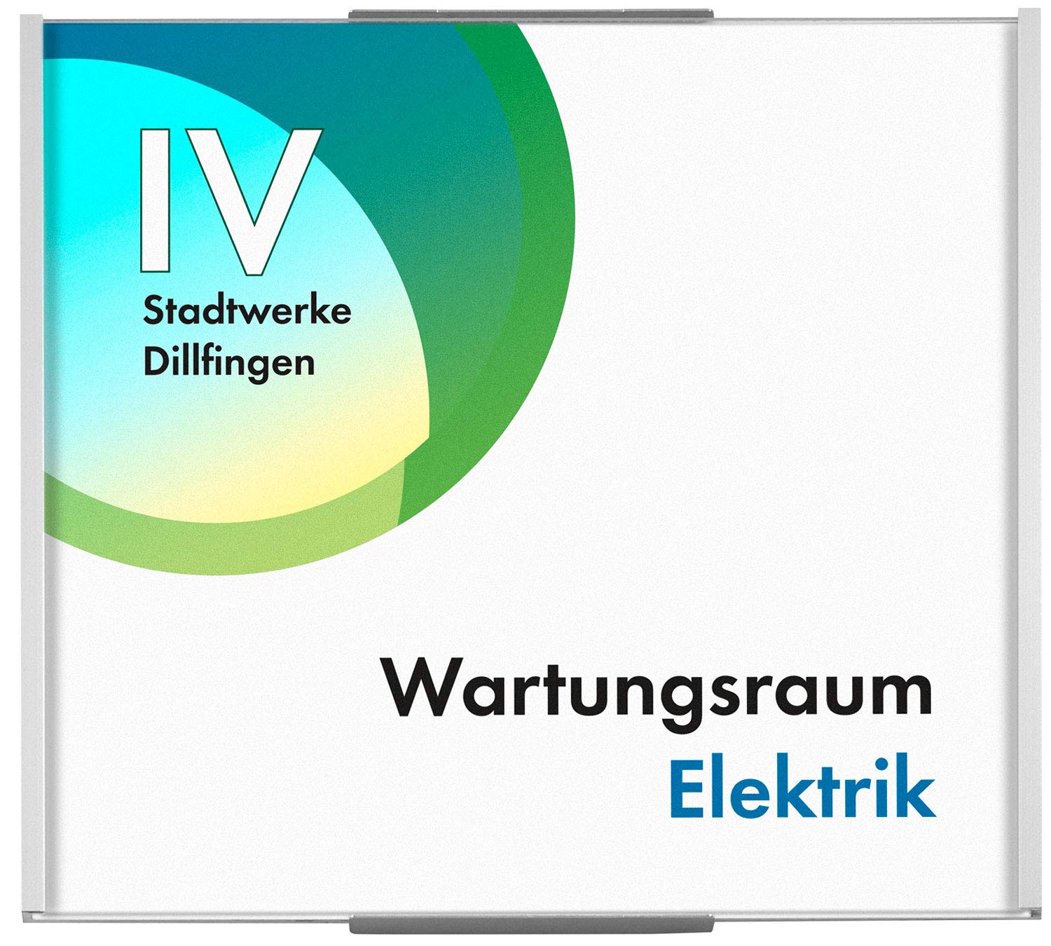 Aluminium Slider Door Sign DOR-804