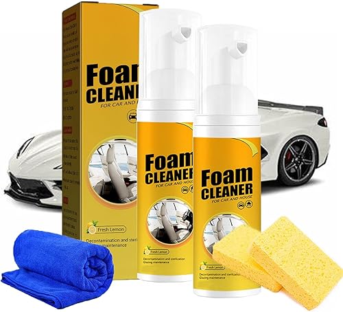 Limpiador mágico de espuma para automóvil, limpiador de espuma mágico para automóvil, limpiador de espuma multiusos Neat Freakz, spray de