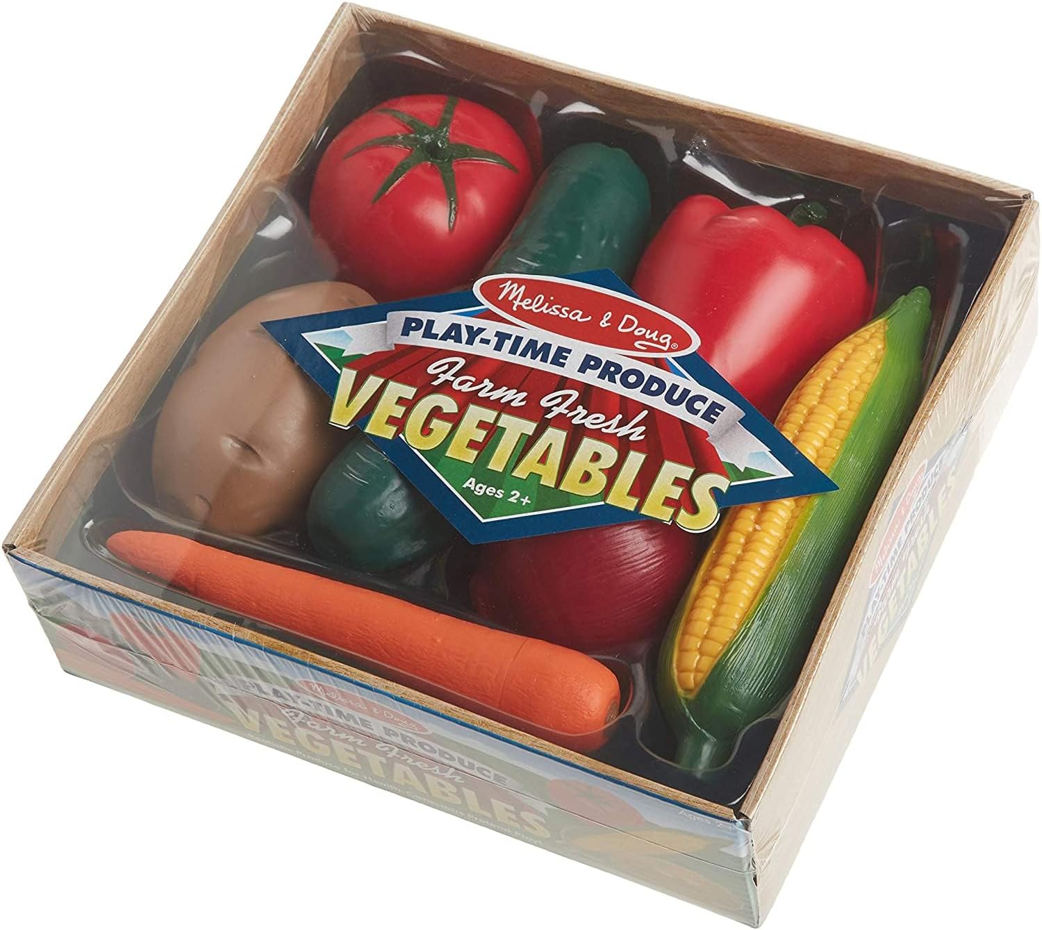 Melissa & Doug 7 Piece Play-Time Veggies Set