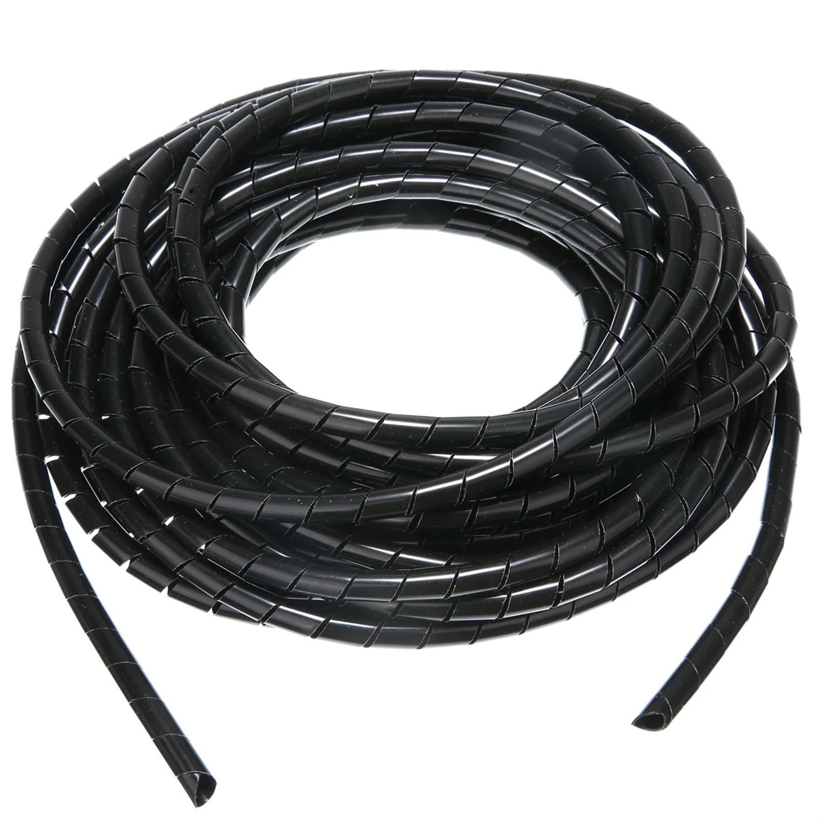 Spiral Wrap 10 Meter Wire Organizer Sheath Spiral Cord Manage Sleeves 8mm Inside Diameter Wire Spiral Wrapping Tube Winding Cable Tubing Cover