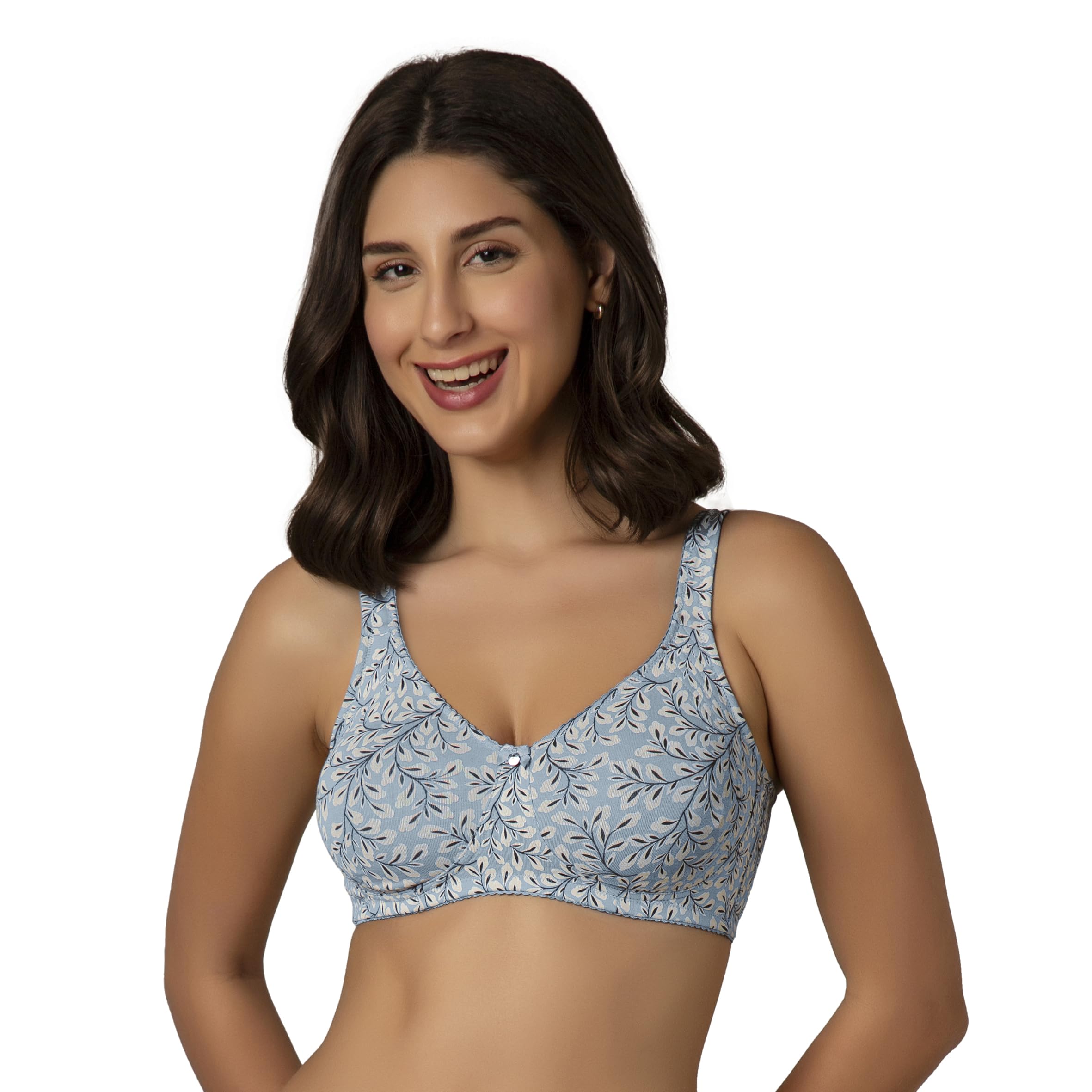 amante Purple Women Solid Non Padded Wirefree Super Support Bra-picture-16