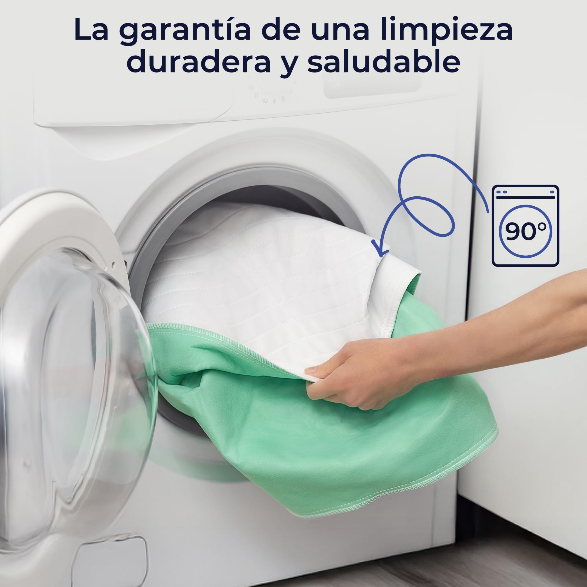 Dreamzie - Protector Colchon Impermeable e Absorbente - 50x70 cm - Lote de 2 Funda Colchon Lavable para Incontinencia