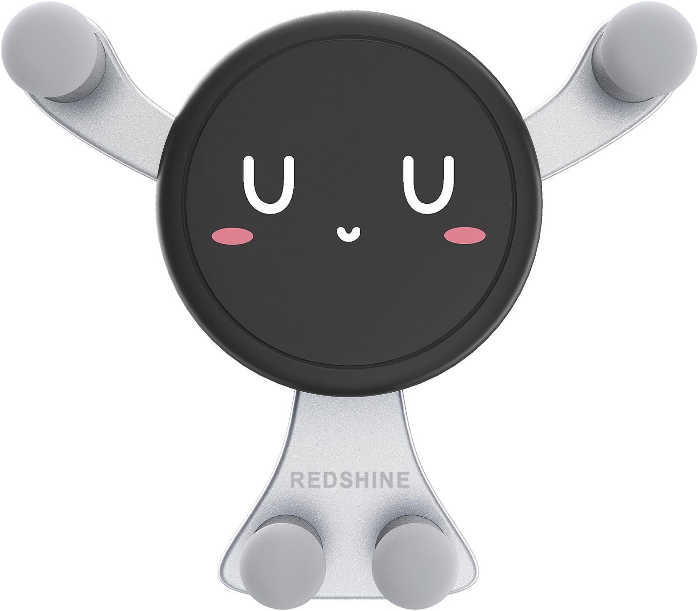 REDSHINE Car Mount Phone Holder Automatic Locking Universal Air Vent GPS Cell Phone Holder for Car for iPhone X/8/7/7P/6s/6P/5S, Galaxy S5/S6/S7/S8/S9,Note8 Google, LG, Huawei and More (Sliver2)