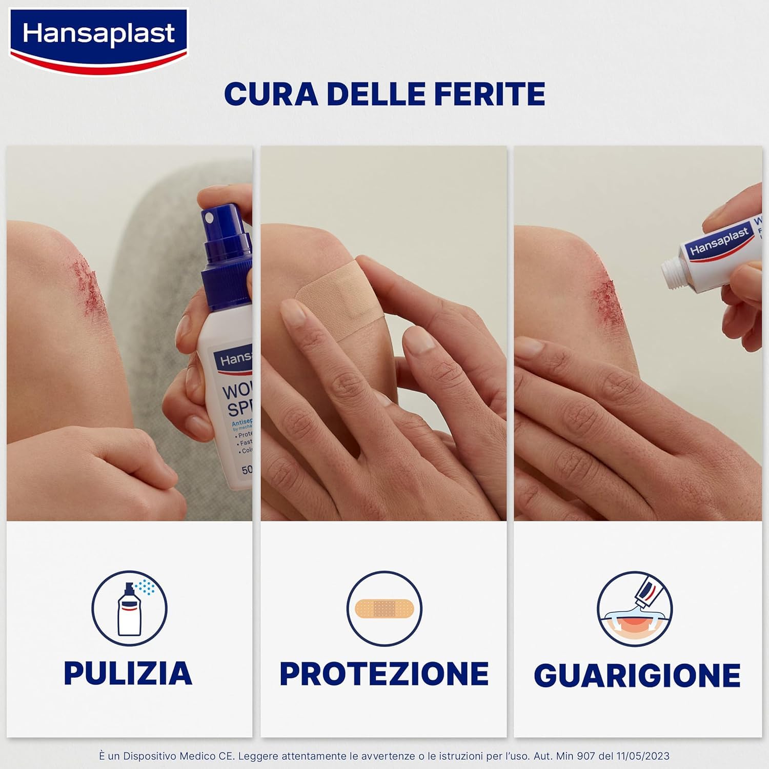 Hansaplast Cerotti Aqua Protect Kids, Cerotti bambini dal design colorato 100% resistenti all'acqua, Impermeabili per bagnetto, mare e piscina, 1 confezione da 20 pezzi in 2 formati