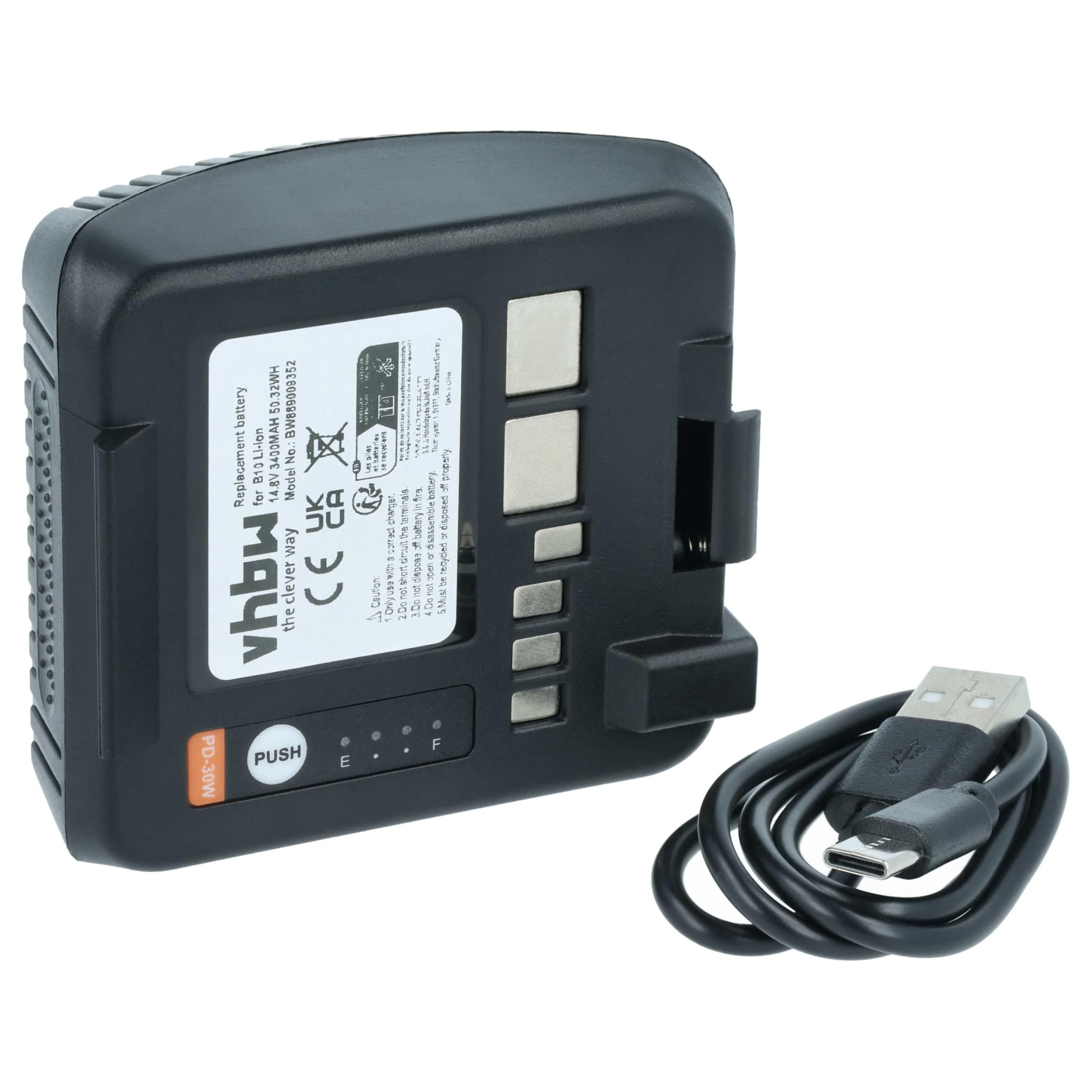 vhbw Bateria kompatybilna z Profoto B30, B10X, B10 Plus, B20, B10X Plus