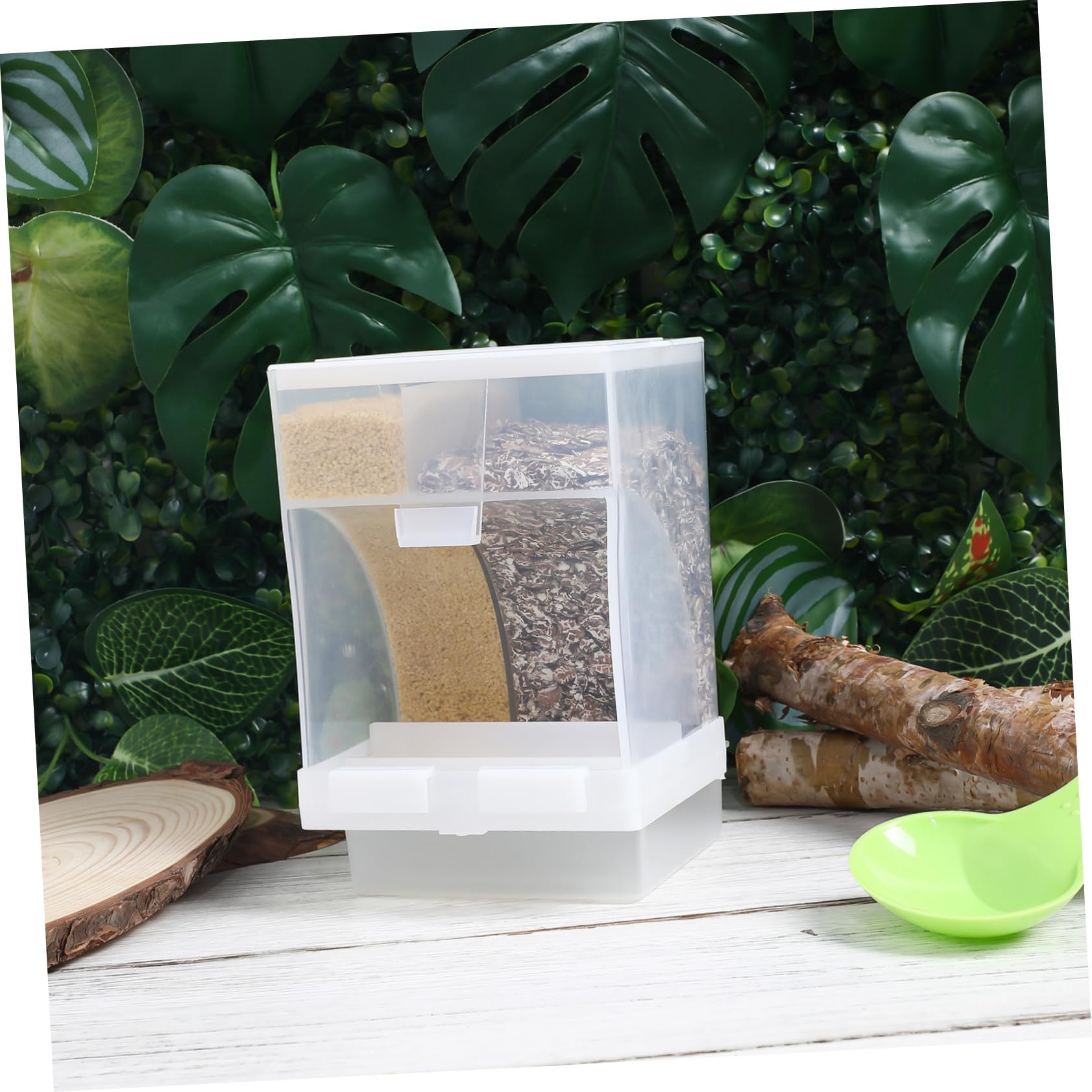 POPETPOP 2 Ensembles De Mangeoires pour Perroquets Mangeoire À Oiseaux pour Cage Support d'alimentation pour Oiseaux Accessoires pour Bol De Nourriture pour Cage À