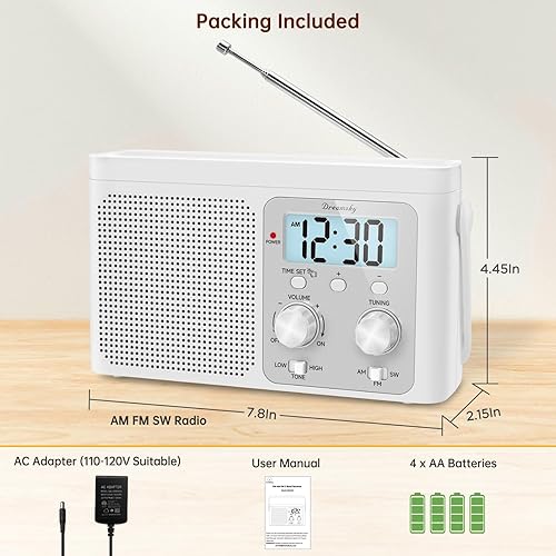 Miniatura 3 de DreamSky Radio AM FM portátil