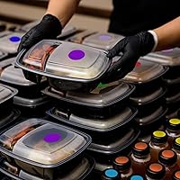 Vista 8 de ChromaLabel 3/4 Inch Circle Sticker Labels, Easy to Write On Round Colored Stickers, Permanent Sticky Dots - 1200 Colored Dot Stickers per Variety