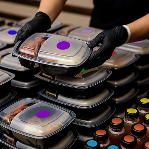 Miniatura 8 de ChromaLabel 3/4 Inch Circle Sticker Labels, Easy to Write On Round Colored Stickers, Permanent Sticky Dots - 1200 Colored Dot Stickers per Variety