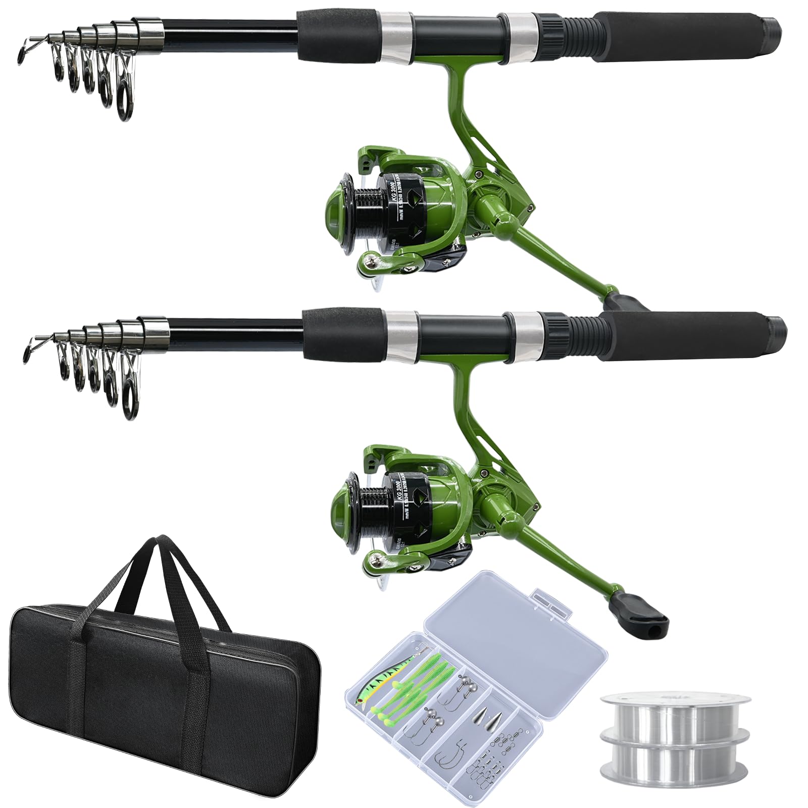 colapacle fishing pole Amazon.com : 2PACK Fishing Pole Combo,Fishing Rod Combos with Telescopic Fishing  Pole Spinning Reels Fishing Carrier Bag for Travel Saltwater Freshwater  (Green) : Sports & Outdoors