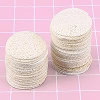Vista 9 de 50 almohadillas faciales de lufa, exfoliantes, removedor de maquillaje, reutilizables, suaves, para el cuidado de la piel facial, almohadillas