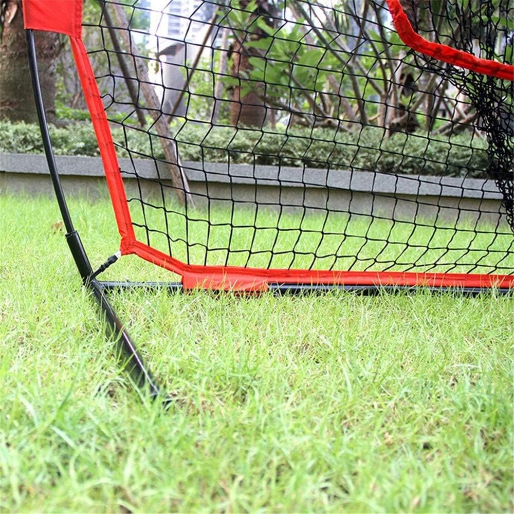 Teerwere Baseball Softball Net Practice Net Portable 210X210CM Baseball and Softball Pitching Net and Rebounder Portable Baseball and Softball Practice Net (Color : 01, Size : 210X210CM) : Sports & Outdoors