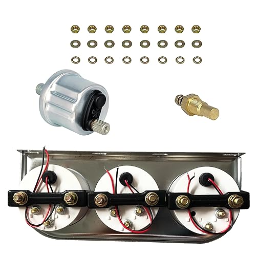 Miniatura 3 de Kit de medidor automático triple cromado 3 en 1 de 2.047 in