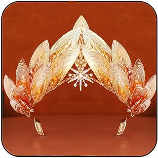 GORTIN Gold Leaf Crown Greek Goddess Headpiece Leaves Bride Wedding Tiara Headband Hair Accessories for Women